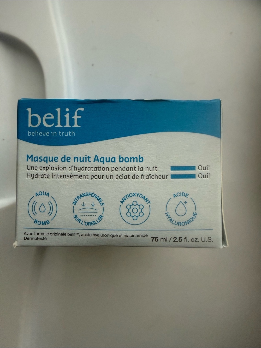 belif Aqua Bomb Night Mask - Hydrating Night mask